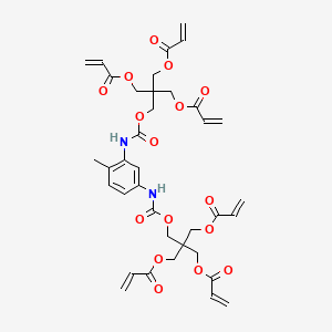 molecular formula C37H42N2O16 B14172328 Ebecryl 220 CAS No. 50843-44-2