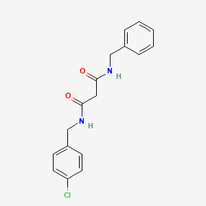 N-benzyl-N'-[(4-chlorophenyl)methyl]propanediamide