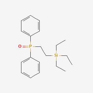 molecular formula C20H29OPSi B14172374 Oxo(diphenyl)[2-(triethylsilyl)ethyl]-lambda~5~-phosphane CAS No. 922737-68-6