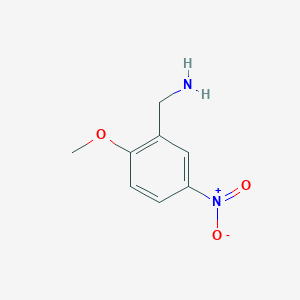 molecular formula C8H10N2O3 B1417240 (2-Methoxy-5-nitrophenyl)methanamine CAS No. 40896-72-8