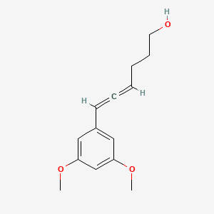 molecular formula C14H18O3 B14172411 6-(3,5-Dimethoxyphenyl)hexa-4,5-dien-1-OL CAS No. 920977-73-7