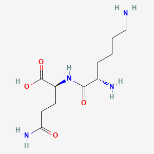 molecular formula C11H22N4O4 B14172417 Lys-Gln CAS No. 92352-83-5