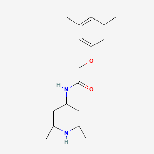 molecular formula C19H30N2O2 B14172428 2-(3,5-dimethylphenoxy)-N-(2,2,6,6-tetramethylpiperidin-4-yl)acetamide CAS No. 797809-17-7