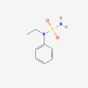 molecular formula C8H12N2O2S B1417246 N-ethyl-N-phenylaminosulfonamide CAS No. 1094424-94-8