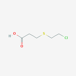 3-[(2-Chloroethyl)sulfanyl]propanoic acid