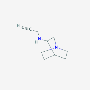 molecular formula C10H16N2 B1417248 N-(prop-2-yn-1-yl)-1-azabicyclo[2.2.2]octan-3-amine CAS No. 1040052-98-9