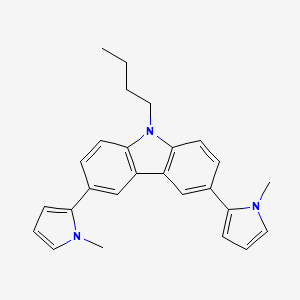 9-Butyl-3,6-bis(1-methyl-1H-pyrrol-2-YL)-9H-carbazole