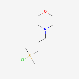 4-{3-[Chloro(dimethyl)silyl]propyl}morpholine