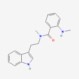 molecular formula C19H21N3O B14172590 Evodiamide CAS No. 116965-70-9