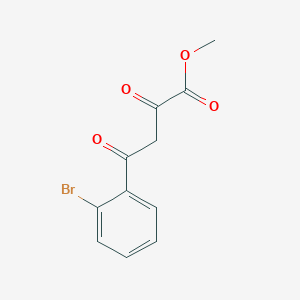 molecular formula C11H9BrO4 B1417263 Methyl 4-(2-bromophenyl)-2,4-dioxobutanoate CAS No. 1035235-10-9