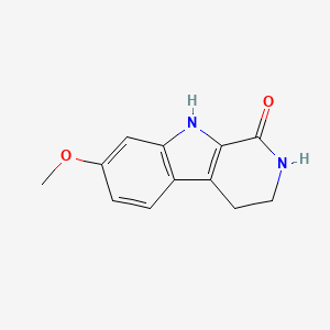 molecular formula C12H12N2O2 B14172634 Harmalacidine CAS No. 26579-69-1