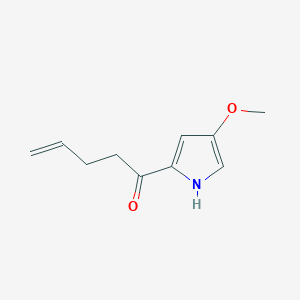 1-(4-Methoxy-1H-pyrrol-2-yl)pent-4-en-1-one