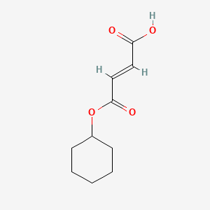 molecular formula C10H14O4 B14172701 2-Butenedioic acid (2Z)-, monocyclohexyl ester CAS No. 85602-94-4