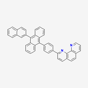 2-{4-[10-(Naphthalen-2-YL)anthracen-9-YL]phenyl}-1,10-phenanthroline