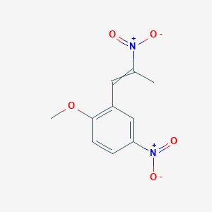 1-Methoxy-4-nitro-2-(2-nitroprop-1-en-1-yl)benzene