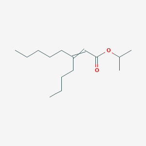 molecular formula C15H28O2 B14172787 Propan-2-yl 3-butyloct-2-enoate CAS No. 922525-97-1