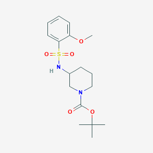 tert-Butyl 3-[(2-methoxybenzene-1-sulfonyl)amino]piperidine-1-carboxylate