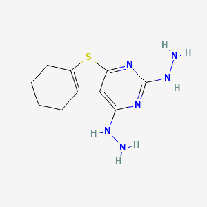 2,4-Dihydrazinyl-5,6,7,8-tetrahydro[1]benzothieno[2,3-d]pyrimidine