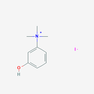 B141728 3-Hydroxy-N,N,N-trimethylbenzenaminium iodide CAS No. 2498-27-3