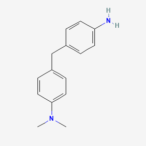 molecular formula C15H18N2 B14172801 Aniline, N,N-dimethyl-4,4'-methylenedi- CAS No. 83322-98-9