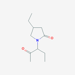 4-Ethyl-1-(2-oxopentan-3-yl)pyrrolidin-2-one