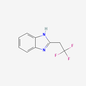 B1417283 2-(2,2,2-Trifluoroethyl)-1H-benzimidazole CAS No. 105942-28-7