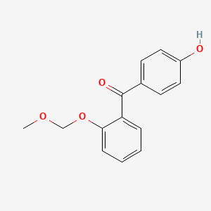 (4-Hydroxyphenyl)[2-(methoxymethoxy)phenyl]methanone