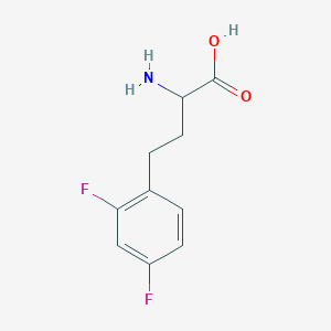 2-Amino-4-(2,4-difluoro-phenyl)-butyric acid