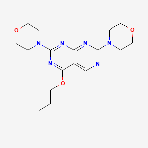 4-Butoxy-2,7-bis(morpholin-4-yl)pyrimido[4,5-d]pyrimidine