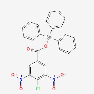 [(4-Chloro-3,5-dinitrobenzoyl)oxy](triphenyl)stannane