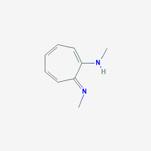 molecular formula C9H12N2 B14172880 (7E)-N-methyl-7-methyliminocyclohepta-1,3,5-trien-1-amine CAS No. 1502-10-9