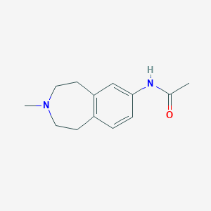 N-(3-Methyl-2,3,4,5-tetrahydro-1H-3-benzazepin-7-yl)acetamide