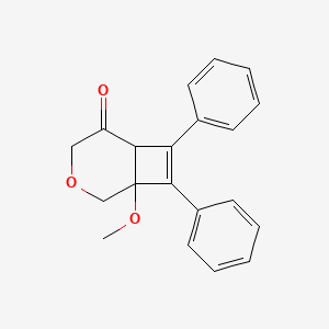 1-Methoxy-7,8-diphenyl-3-oxabicyclo[4.2.0]oct-7-en-5-one