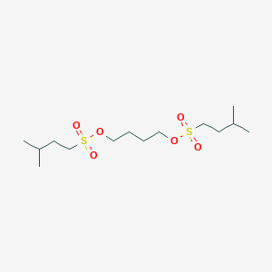 Butane-1,4-diyl bis(3-methylbutane-1-sulfonate)