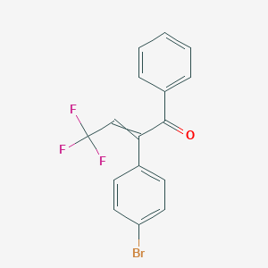 2-(4-Bromophenyl)-4,4,4-trifluoro-1-phenylbut-2-en-1-one