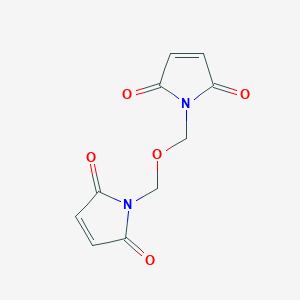 molecular formula C₁₀H₈N₂O₅ B014173 1-[吡咯-1-基-2,5-二酮-甲氧甲基]-吡咯-2,5-二酮 CAS No. 15209-14-0