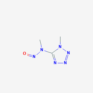 N-Methyl-N-(1-methyl-1H-tetrazol-5-yl)nitrous amide