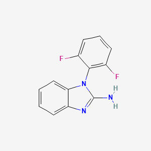 molecular formula C13H9F2N3 B1417307 1-(2,6-difluorophenyl)-1H-1,3-benzodiazol-2-amine CAS No. 1038303-08-0