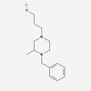 3-(4-Benzyl-3-methylpiperazin-1-yl)propan-1-ol