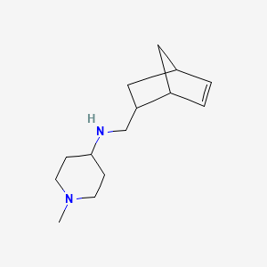 molecular formula C14H24N2 B1417310 N-{bicyclo[2.2.1]hept-5-en-2-ylmethyl}-1-methylpiperidin-4-amine CAS No. 1218642-85-3