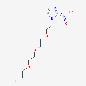 molecular formula C11H18FN3O5 B14173104 1-(2-{2-[2-(2-Fluoroethoxy)ethoxy]ethoxy}ethyl)-2-nitro-1H-imidazole CAS No. 922502-74-7