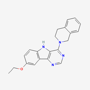 4-(3,4-Dihydro-1H-isoquinolin-2-yl)-8-ethoxy-5H-pyrimido[5,4-b]indole