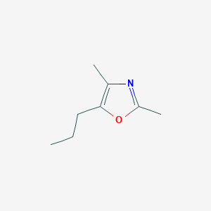 molecular formula C8H13NO B14173143 2,4-Dimethyl-5-propyloxazole CAS No. 84027-86-1