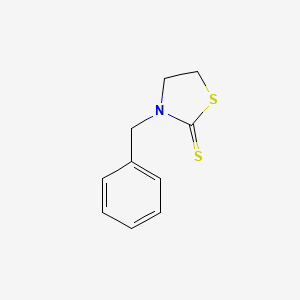 molecular formula C10H11NS2 B14173155 3-Benzyl-1,3-thiazolidine-2-thione CAS No. 3484-99-9