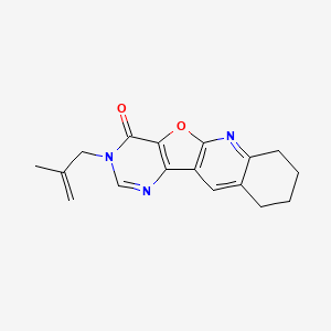 2-(2-Methyl-allyl)-6,7,8,9-tetrahydro-2H-11-oxa-2,4,10-triaza-benzo[b]fluoren-1-one