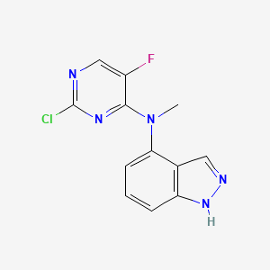 N-(2-Chloro-5-fluoropyrimidin-4-yl)-N-methyl-1H-indazol-4-amine