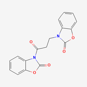 3,3a(2)-(1-Oxo-1,3-propanediyl)bis[2(3H)-benzoxazolone]