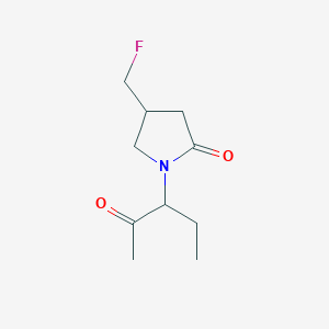 molecular formula C10H16FNO2 B14173218 4-(Fluoromethyl)-1-(2-oxopentan-3-yl)pyrrolidin-2-one CAS No. 925246-48-6