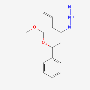 [(1R)-3-Azido-1-(methoxymethoxy)hex-5-en-1-yl]benzene