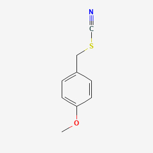 molecular formula C9H9NOS B14173237 4-Methoxybenzyl thiocyanate CAS No. 19927-28-7